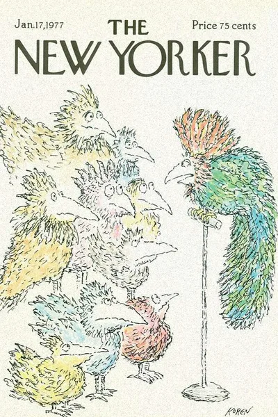 Постер с обложкой The New Yorker 17.01.1977