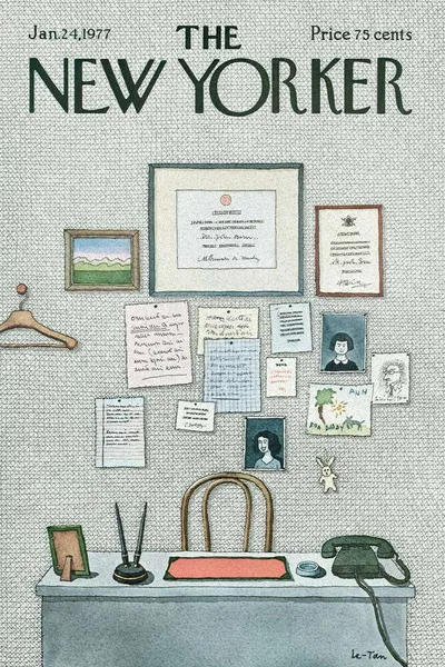 Постер с обложкой The New Yorker 24.01.1977