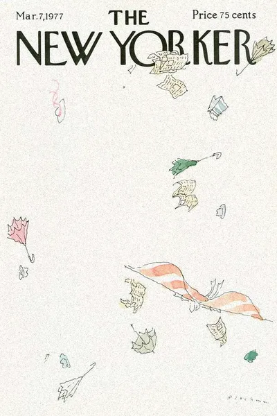 Постер с обложкой The New Yorker 07.03.1977