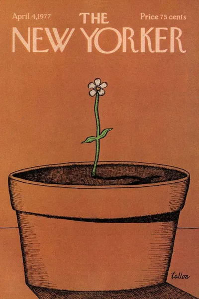 Постер с обложкой The New Yorker 04.04.1977