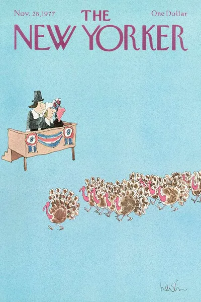 Постер с обложкой The New Yorker 28.11.1977