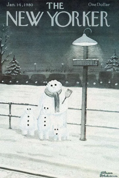 Постер с обложкой The New Yorker 14.01.1980