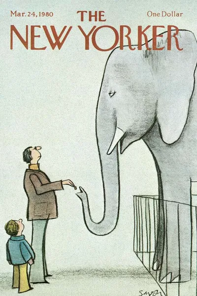 Постер с обложкой The New Yorker 24.03.1980