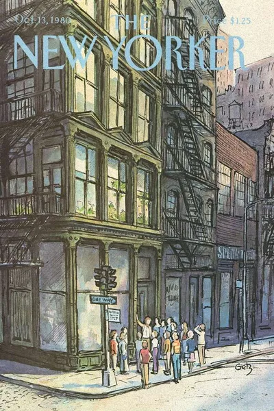 Постер с обложкой The New Yorker 13.10.1980