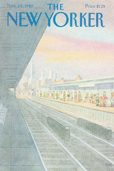 Постер с обложкой The New Yorker 24.11.1980