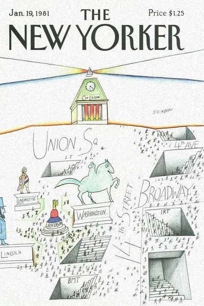 Постер с обложкой The New Yorker 19.01.1981