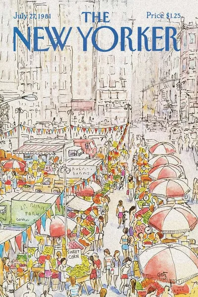 Постер с обложкой The New Yorker 27.07.1981