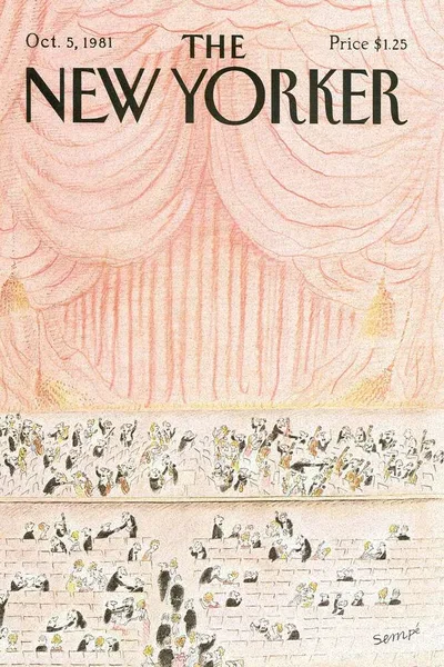 Постер с обложкой The New Yorker 05.10.1981