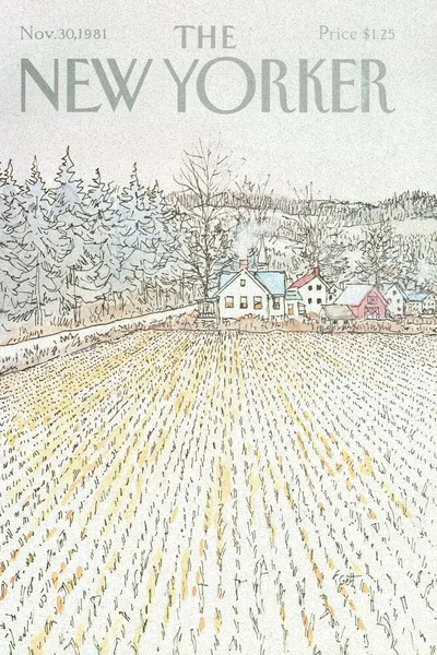 Постер с обложкой The New Yorker 30.11.1981