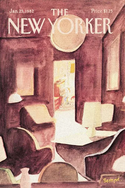 Постер с обложкой The New Yorker 25.01.1982