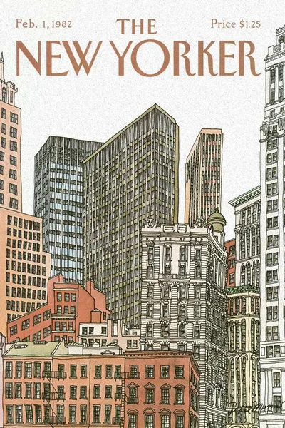 Постер с обложкой The New Yorker 01.02.1982