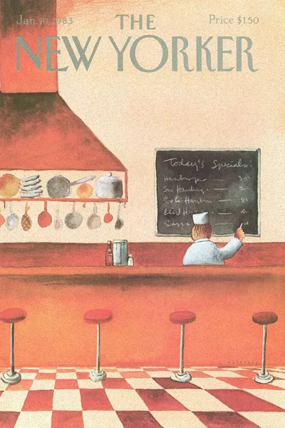 Постер с обложкой The New Yorker 10.01.1983