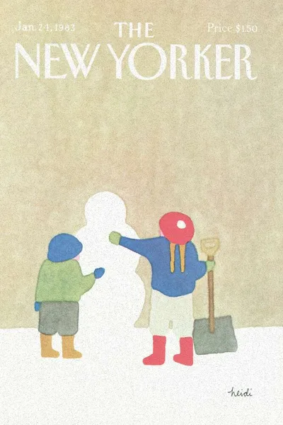 Постер с обложкой The New Yorker 24.01.1983
