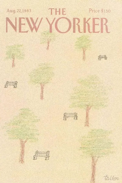 Постер с обложкой The New Yorker 22.08.1983