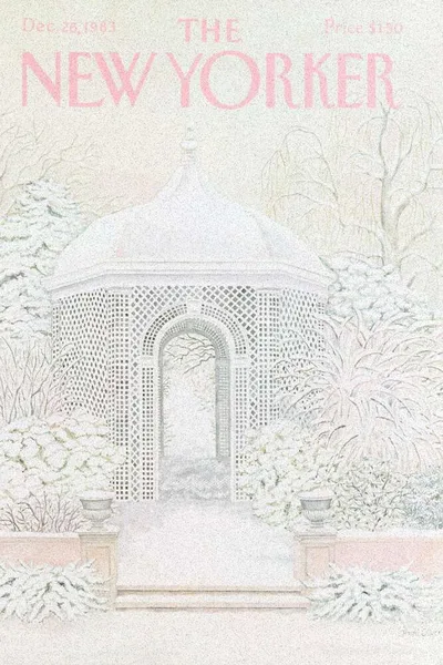Постер с обложкой The New Yorker 26.12.1983