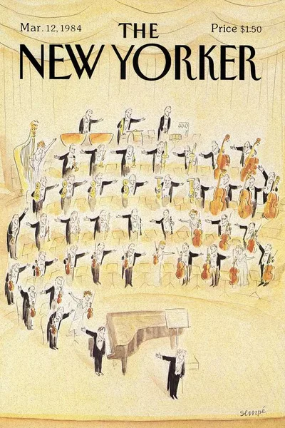 Постер с обложкой The New Yorker 12.03.1984