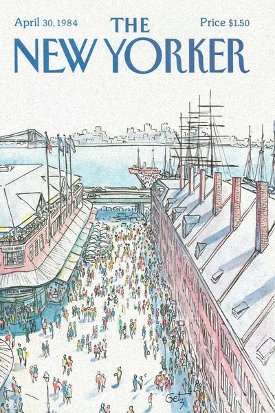 Постер с обложкой The New Yorker 30.04.1984