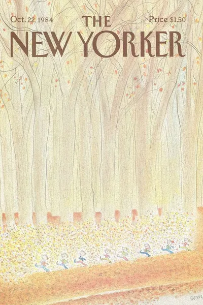 Постер с обложкой The New Yorker 22.10.1984