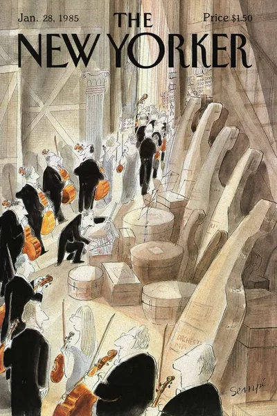 Постер с обложкой The New Yorker 28.01.1985