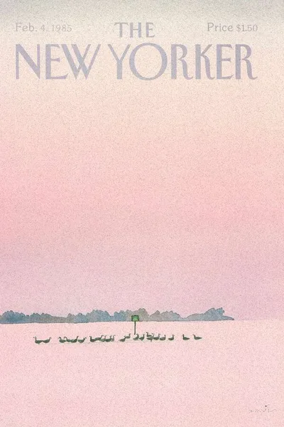 Постер с обложкой The New Yorker 04.02.1985