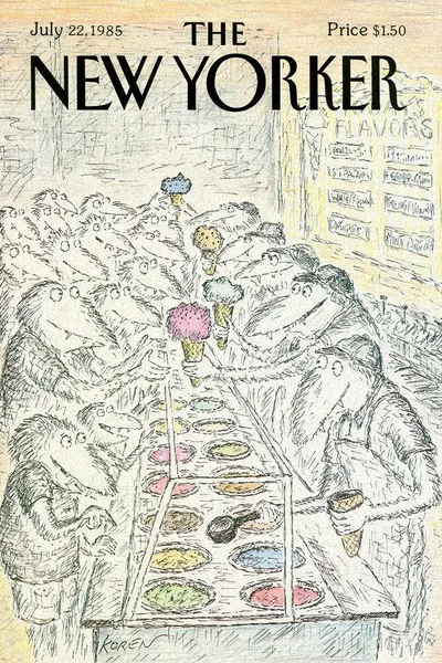 Постер с обложкой The New Yorker 22.07.1985