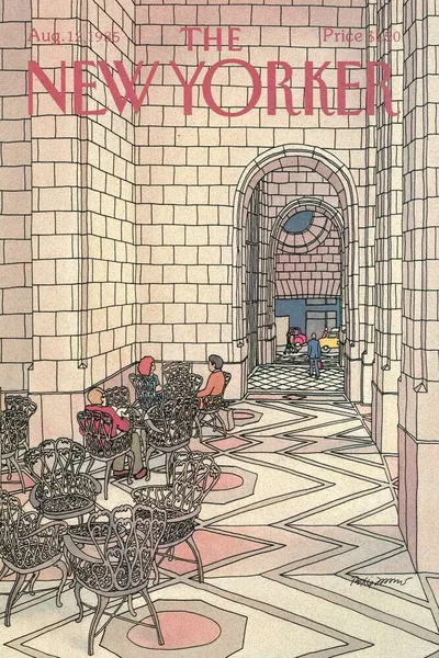 Постер с обложкой The New Yorker 12.08.1985