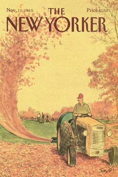 Постер с обложкой The New Yorker 11.11.1985