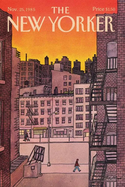 Постер с обложкой The New Yorker 25.11.1985