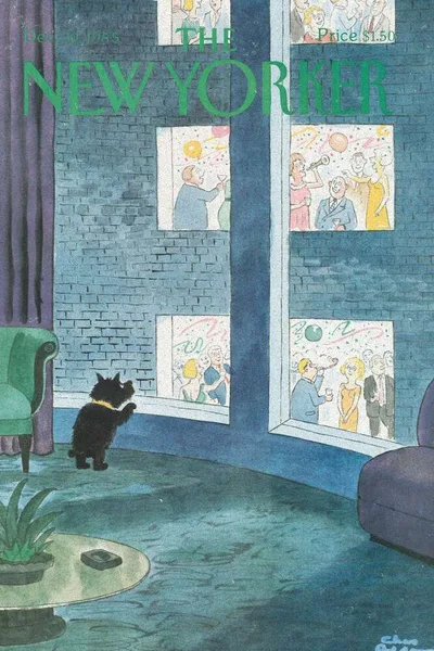 Постер с обложкой The New Yorker 30.12.1985