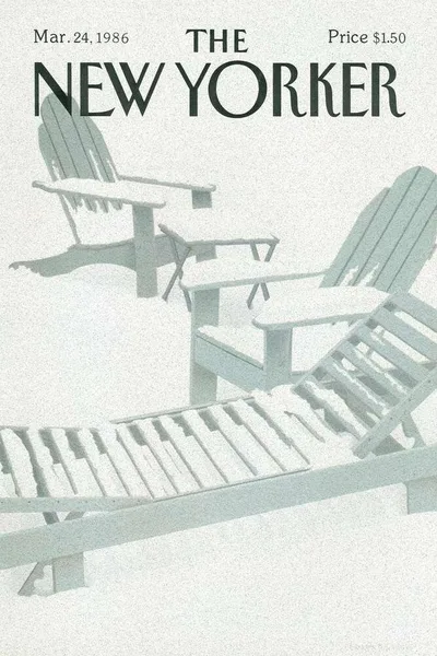 Постер с обложкой The New Yorker 24.03.1986