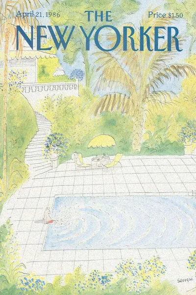 Постер с обложкой The New Yorker 21.04.1986