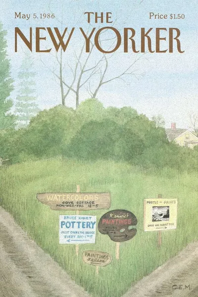 Постер с обложкой The New Yorker 05.05.1986