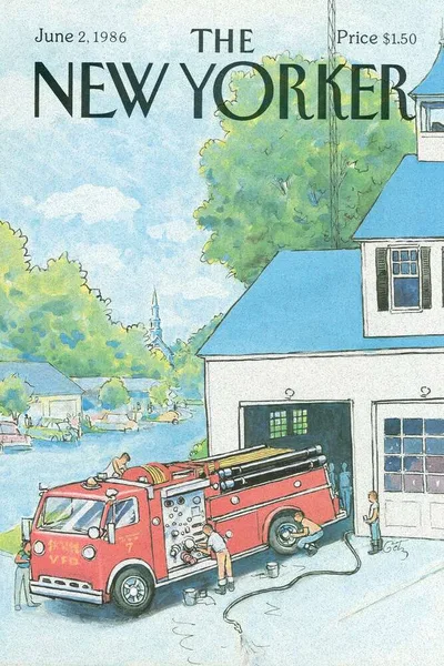 Постер с обложкой The New Yorker 02.06.1986
