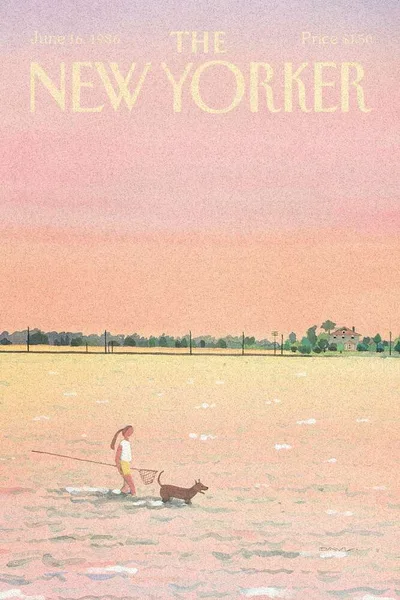 Постер с обложкой The New Yorker 16.06.1986