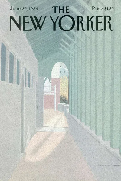 Постер с обложкой The New Yorker 30.06.1986