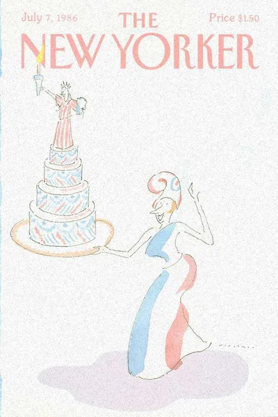 Постер с обложкой The New Yorker 07.07.1986