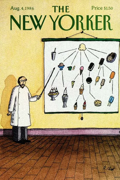 Постер с обложкой The New Yorker 04.08.1986