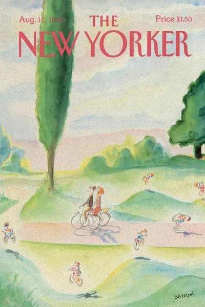 Постер с обложкой The New Yorker 11.08.1986