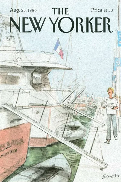 Постер с обложкой The New Yorker 25.08.1986