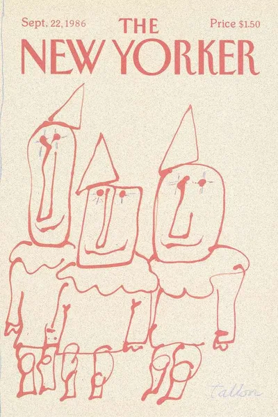 Постер с обложкой The New Yorker 22.09.1986