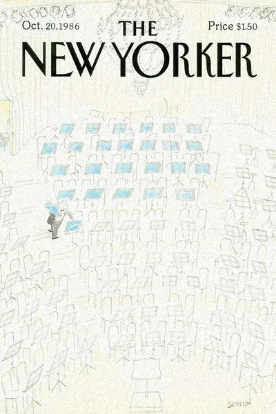 Постер с обложкой The New Yorker 20.10.1986