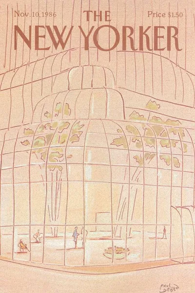 Постер с обложкой The New Yorker 10.11.1986