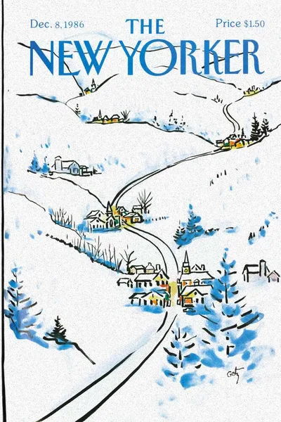 Постер с обложкой The New Yorker 08.12.1986