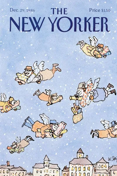 Постер с обложкой The New Yorker 29.12.1986