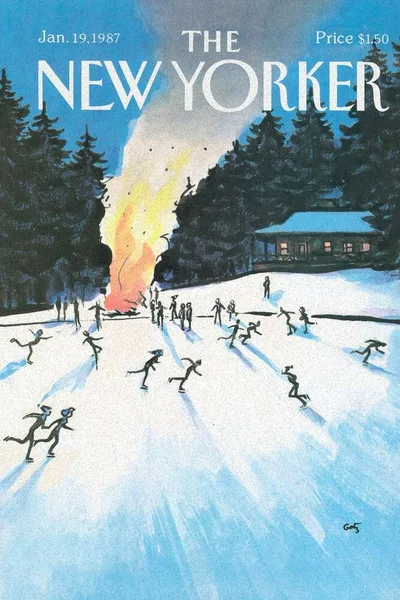 Постер с обложкой The New Yorker 19.01.1987