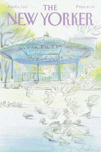 Постер с обложкой The New Yorker 06.04.1987