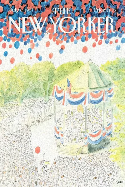 Постер с обложкой The New Yorker 06.07.1987