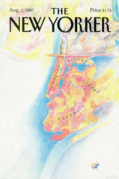 Постер с обложкой The New Yorker 03.08.1987