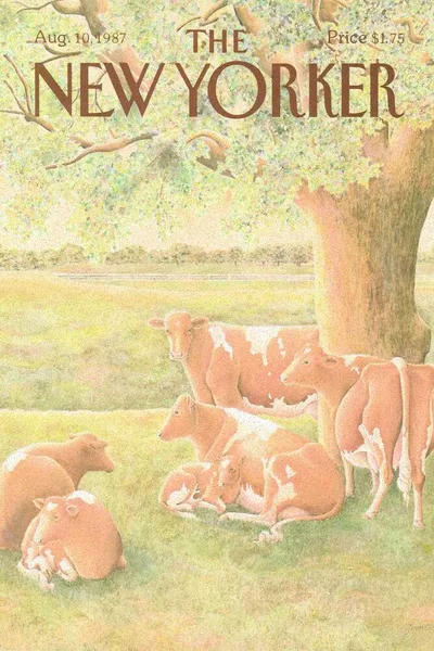 Постер с обложкой The New Yorker 10.08.1987