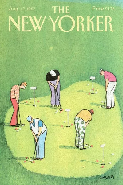 Постер с обложкой The New Yorker 17.08.1987